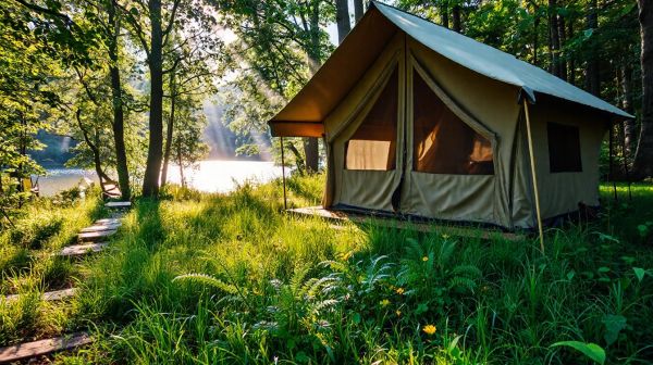 Top destinations pour un camping de luxe en pleine nature
